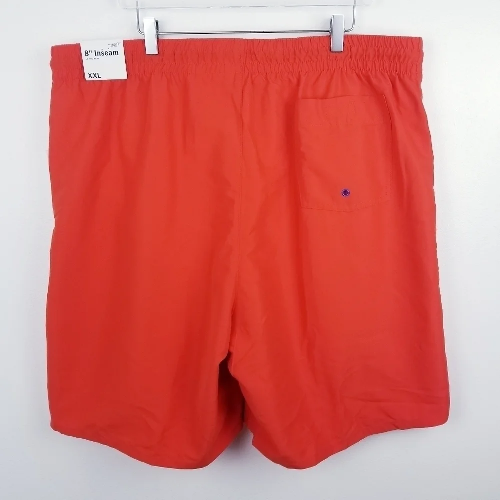 Old Navy Men's Orange Swim Trunks NWT